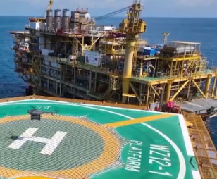 我国海上油田首次实现无人机规模化作业