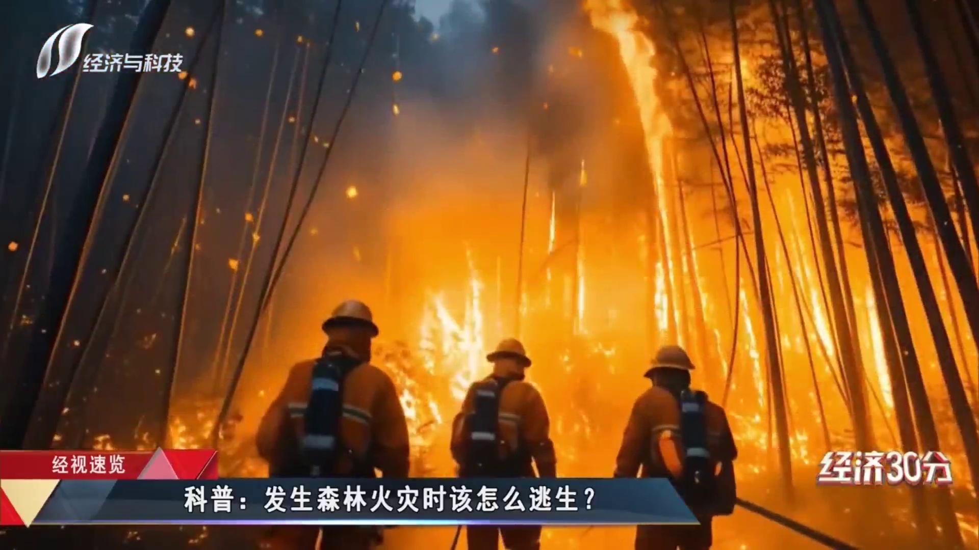 科普：发生森林火灾时该怎么逃生？