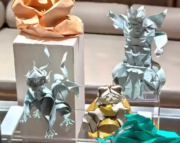 大学生用纸折万物，太夯了！