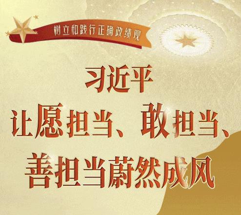 学习卡片 · 树立和践行正确政绩观丨一图动览 习近平总书记这样话担当⑰