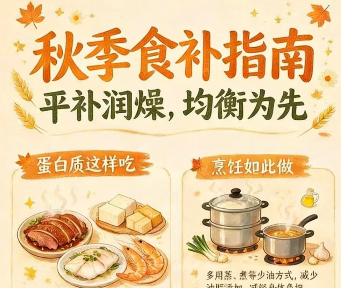 唠“科”话｜“贴秋膘”≠猛吃肉，秋季养生应该这样吃！