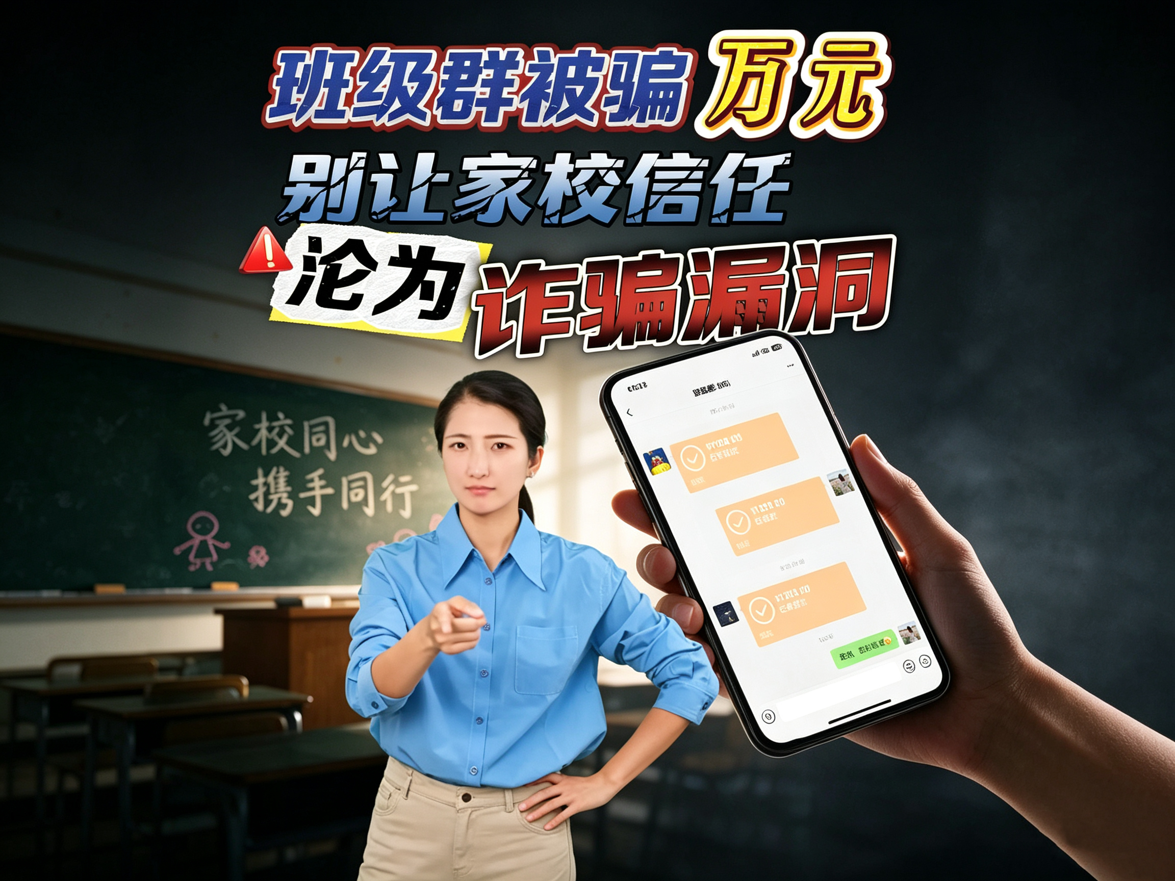 【舆论新观察】班级群被骗万元 别让家校信任沦为诈骗漏洞